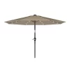 Nature Spring Tilting Patio Umbrella With Solar LED Lights - 10', Sand -Outdoor Decoration Store GUEST 54467d32 820e 4a2e 9046 6128005a080b