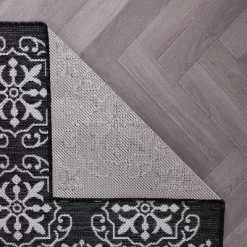 World Rug Gallery Transitional Geometric Textured Flat Weave Indoor/Outdoor Area Rug -Outdoor Decoration Store GUEST 545168d3 366b 4de5 96c3 c3786fe40794