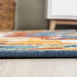 Flora Abstract Bold Mandala High-Low Indoor/Outdoor Area Rug - JONATHAN Y -Outdoor Decoration Store GUEST 54832c48 9c8b 4228 b668 f34705317b5c