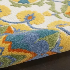 Nourison Aloha Transitional Floral Outdoor Area Rug -Outdoor Decoration Store GUEST 551184ba f707 48fb 9d82 fd677f6fe4a6