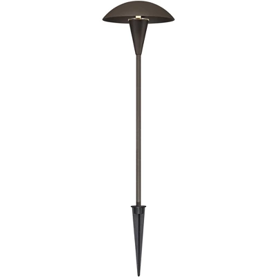 John Timberland Large Mushroom Bronze Finish LED Landscape Path Lights - Set Of 4 4 John Timberland Large Mushroom Bronze Finish LED Landscape Path Lights - Set Of 4 - Image 2