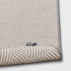 5' X 7' Herringbone Outdoor Rug Ivory/Cashmere Gray - Threshold™ Designed With Studio McGee -Outdoor Decoration Store GUEST 557b60d7 6a54 41fa a341 881c14c0a970