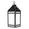 Solar Portable Hanging Outdoor Lantern Black - Techko Maid -Outdoor Decoration Store GUEST 57268973 80f7 4a0c 9c96 f1e8f5afa9f2