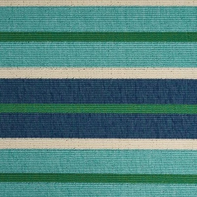 5' X 8' Ellis Geometric Outdoor Rug Blue/Green - Christopher Knight Home 6 5' X 8' Ellis Geometric Outdoor Rug Blue/Green - Christopher Knight Home - Image 4