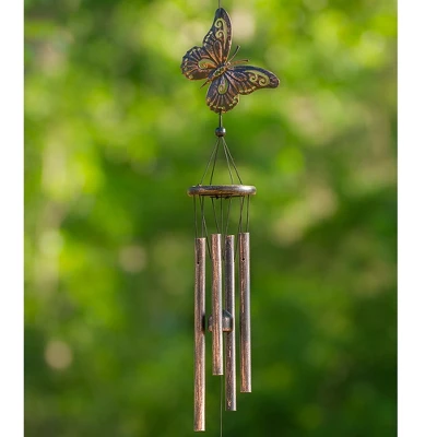 Dawhud Direct 28" H Butterfly Wind Chimes For Outside 5 Dawhud Direct 28" H Butterfly Wind Chimes For Outside - Image 3