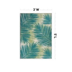 World Rug Gallery Floral Tropical Reversible Plastic Outdoor Rugs -Outdoor Decoration Store GUEST 5851ccf4 c21e 4b3a a5d1 0deefc3585b8