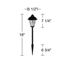 John Timberland Concord Black Finish Low Voltage 18" High LED Landscape Light -Outdoor Decoration Store GUEST 588bc705 84e4 47ab b90e c199ca1110fd