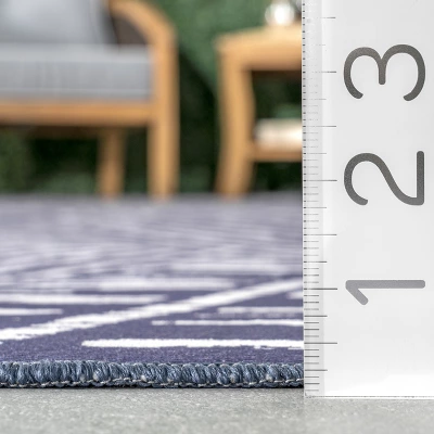 NuLOOM Nelle Machine Washable Indoor/Outdoor Area Rug 4 NuLOOM Nelle Machine Washable Indoor/Outdoor Area Rug - Image 2