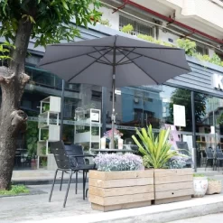 9-Foot Patio Umbrella - Easy Crank Outdoor Table Umbrella With Steel Ribs And Aluminum Pole For Deck, Porch, Backyard, Or Pool By Nature Spring (Gray) 12 9-Foot Patio Umbrella - Easy Crank Outdoor Table Umbrella With Steel Ribs And Aluminum Pole For Deck, Porch, Backyard, Or Pool By Nature Spring (Gray) -Outdoor Decoration Store GUEST 59742b17 aba2 4ea4 ac6e 67297bb02fbd