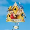 Collections Etc Realistic Birdhouse Floral 3-Foot Tall Garden Stake 2 Collections Etc Realistic Birdhouse Floral 3-Foot Tall Garden Stake -Outdoor Decoration Store GUEST 5afda477 9b58 40bb ad73 1191d49859fd