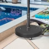 Outsunny 52lbs Resin Patio Umbrella Base With Wheels And Retractable Handles, 20.75" Outdoor Umbrella Stand Holder For Poles 1.5" - 1.9" Dia, Black 1 Outsunny 52lbs Resin Patio Umbrella Base With Wheels And Retractable Handles, 20.75" Outdoor Umbrella Stand Holder For Poles 1.5" - 1.9" Dia, Black -Outdoor Decoration Store GUEST 5c188f86 4cc4 49aa 87f9 9a2fe985eb10