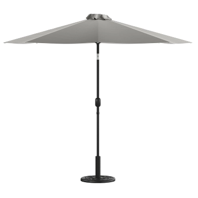 Emma And Oliver Bundled Set - 9 FT Round Umbrella & Universal Cement Waterproof Base 13 Emma And Oliver Bundled Set - 9 FT Round Umbrella & Universal Cement Waterproof Base - Image 11
