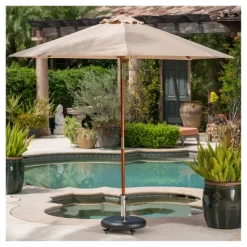 Hayward 88lbs Round Umbrella Base With Wheels - Black - Christopher Knight Home -Outdoor Decoration Store GUEST 5e67ae7b 41fd 4982 95b2 dcfcc507c729