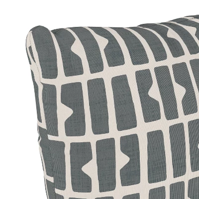 18" X 18" Outdoor Throw Pillow Block Panel - Cloth & Company 4 18" X 18" Outdoor Throw Pillow Block Panel - Cloth & Company - Image 2