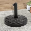 28.83lbs Patio Market Umbrella Circular Base Holder Filled With Concrete/Cement - Crestlive Products -Outdoor Decoration Store GUEST 603a583a 70b0 45c7 a8bf 3f9938de8d17