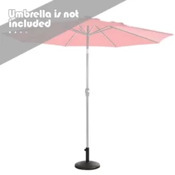 Tangkula Outdoor Market Umbrella Base Stand Heavy-duty Resin Round Pole Holder -Outdoor Decoration Store GUEST 603cb9a3 1086 4783 8d4c 4563efcdce96