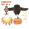 Ornativity Turkey Yard Stake Decoration - 1 Set -Outdoor Decoration Store GUEST 60eb1fda 0cbd 4604 bd12 bf8026ffd591