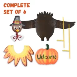 Ornativity Turkey Yard Stake Decoration - 1 Set