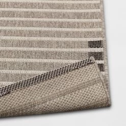 5' X 7' Uniform Stripe Outdoor Rug Cream - Project 62™ -Outdoor Decoration Store GUEST 614d6462 c25d 4534 b947 9ee13c532618