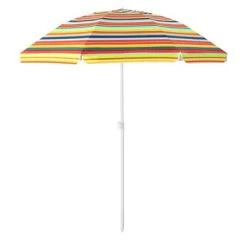 Costway 6.5Ft Patio Beach Sunshade Umbrella Portable Tilt Outdoor Yellowith Green/Navy/Blue -Outdoor Decoration Store GUEST 61894f2d 850f 4144 9cd4 28f2584ebc32