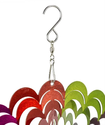Dawhud Direct 12" H Rainbow Kinetic Wind Spinners - Yard Decoration 6 Dawhud Direct 12" H Rainbow Kinetic Wind Spinners - Yard Decoration - Image 4