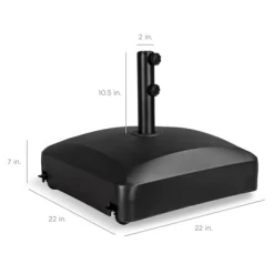 Best Choice Products Fillable Mobile Umbrella Base Heavy Duty Market Stand W/ 4 Wheels, 2 Locks, 123lb Capacity 15 Best Choice Products Fillable Mobile Umbrella Base Heavy Duty Market Stand W/ 4 Wheels, 2 Locks, 123lb Capacity -Outdoor Decoration Store GUEST 628ec7c2 d1dd 4423 8be1 9c685cac91e8
