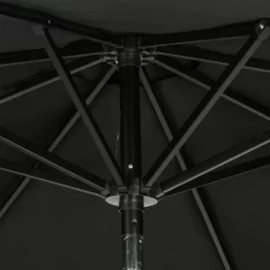 9' X 9' Mirage II Market Patio Umbrella With Auto-Tilt Black - Island Umbrella -Outdoor Decoration Store GUEST 649de101 607f 4bdc 854c ca6c3df132ae