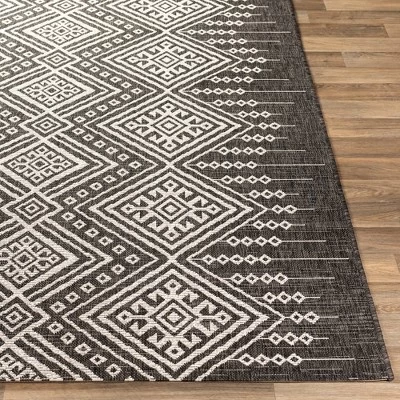 Mark & Day Hamme Rectangle Woven Indoor And Outdoor Area Rugs Black/White 4 Mark & Day Hamme Rectangle Woven Indoor And Outdoor Area Rugs Black/White - Image 2