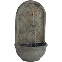 Sunnydaze Decor Sunnydaze 26"H Solar Polystone Messina Outdoor Wall-Mount Water Fountain 28 Sunnydaze Decor Sunnydaze 26"H Solar Polystone Messina Outdoor Wall-Mount Water Fountain -Outdoor Decoration Store GUEST 652c436b e099 4d5f b7ee 2056fb382b96