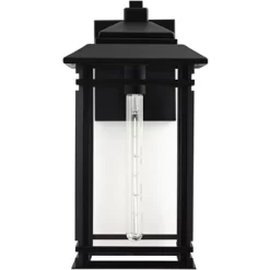 John Timberland North House Mission Outdoor Wall Light Fixture Matte Black Metal 19" Clear Glass For Post Exterior Barn Deck House Porch Yard Patio 12 John Timberland North House Mission Outdoor Wall Light Fixture Matte Black Metal 19" Clear Glass For Post Exterior Barn Deck House Porch Yard Patio -Outdoor Decoration Store GUEST 6588655d 27ad 49a3 aef2 726d1d274091