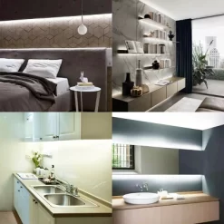 Costway 100' 2 Wire LED Rope Light Christmas Decorative Party In/Outdoor 110V Cool White