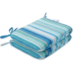 Set Of 2 Outdoor/Indoor Rounded Corners Seat Cushions Dina - Pillow Perfect 13 Set Of 2 Outdoor/Indoor Rounded Corners Seat Cushions Dina - Pillow Perfect -Outdoor Decoration Store GUEST 6784fecc 8ae1 463d 81cb c0a1b1e4ca12