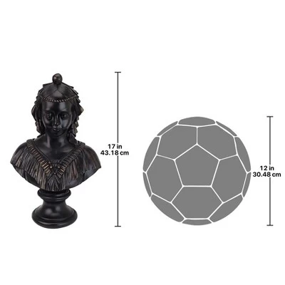 Design Toscano Angelica Maria Sculptural Bust 8 Design Toscano Angelica Maria Sculptural Bust - Image 6