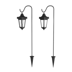 Nature Spring Solar Lanterns And Shepherd's Hooks - Set Of 2 -Outdoor Decoration Store GUEST 681ffd65 d659 404d 98d0 71d4b6cecac3