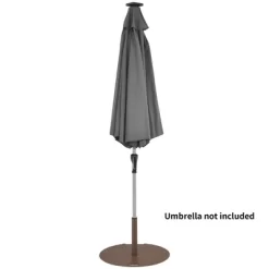 Costway Patio 50LBS Umbrella Base Market Umbrella Stand Wheels Handle Brown 19 Costway Patio 50LBS Umbrella Base Market Umbrella Stand Wheels Handle Brown -Outdoor Decoration Store GUEST 68d3efa5 235b 425a b65f e65fbaa946df