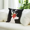 18"x18" Front Porch Reindeer Indoor/Outdoor Square Throw Pillow Black - Liora Manne 2 18"x18" Front Porch Reindeer Indoor/Outdoor Square Throw Pillow Black - Liora Manne -Outdoor Decoration Store GUEST 69151846 b02e 4698 bce7 759698fbc76e