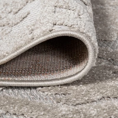 Citta High-Low Pile Mediterranean Tile Indoor/Outdoor Area Rug - JONATHAN Y 6 Citta High-Low Pile Mediterranean Tile Indoor/Outdoor Area Rug - JONATHAN Y - Image 4