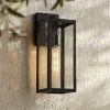 John Timberland Titan Modern Outdoor Wall Light Fixture Mystic Black 17" Clear Glass For Post Exterior Barn Deck House Porch Yard Patio Home Outside -Outdoor Decoration Store GUEST 69c7008e 7a76 4df8 beef dd31ab9c136c