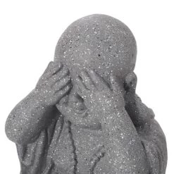 Harrod Outdoor See No Evil Monk Garden Statue - Stone Gray - Christopher Knight Home -Outdoor Decoration Store GUEST 6a3a5692 4de9 4a7d ae70 3e611878d612