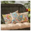 Set Of 2 Jamboree Paisley Outdoor Rectangle Throw Pillows - Kensington Garden -Outdoor Decoration Store GUEST 6b2db3eb ba0d 450a bf6e 8620e7aebad0