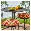 Set Of Two 15" Roma Floral Outdoor Bistro Chair Cushions - Kensington Garden -Outdoor Decoration Store GUEST 6c3494eb 4e36 4108 9547 6ec6b5678a51