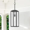 John Timberland Modern Outdoor Hanging Light Fixture Mystic Black 27 1/4" Clear Glass Panel For Exterior Barn Deck House Porch Patio Outside Garage -Outdoor Decoration Store GUEST 6e83c1f1 3808 4143 811c 3fb0930bd2a3