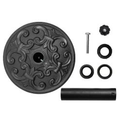 28.83lbs Patio Market Umbrella Circular Base Holder Filled With Concrete/Cement - Crestlive Products -Outdoor Decoration Store GUEST 6f89c186 168f 47ab a6cf f7f94c574764