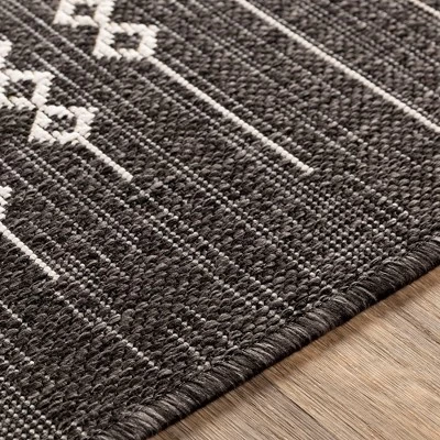 Mark & Day Hamme Rectangle Woven Indoor And Outdoor Area Rugs Black/White 7 Mark & Day Hamme Rectangle Woven Indoor And Outdoor Area Rugs Black/White - Image 5