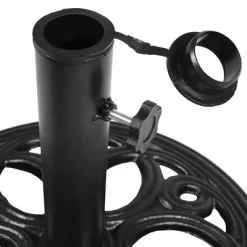 Sunnydaze Decor Sunnydaze Outdoor Heavy-Duty Cast Iron Decorative Patio Yard Round Umbrella Base Stand - 18" - Black -Outdoor Decoration Store GUEST 71b779bb 2266 4927 b997 e866fedbfea0