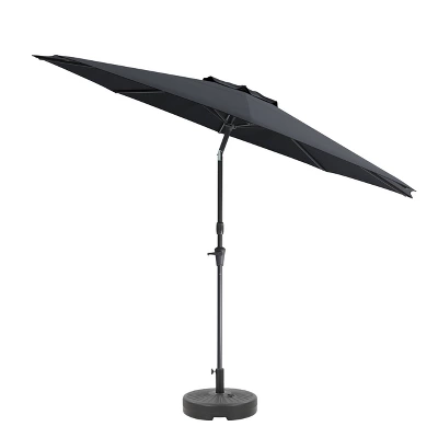 10' UV And Wind Resistant Tilting Market Patio Umbrella With Base - CorLiving 7 10' UV And Wind Resistant Tilting Market Patio Umbrella With Base - CorLiving - Image 5