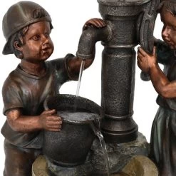 Sunnydaze Decor Sunnydaze 24"H Electric Polyresin Jack And Jill At Farmhouse Pump And Well Outdoor Water Fountain 15 Sunnydaze Decor Sunnydaze 24"H Electric Polyresin Jack And Jill At Farmhouse Pump And Well Outdoor Water Fountain -Outdoor Decoration Store GUEST 732c58d3 614a 4c8e be52 ada8a70e5341