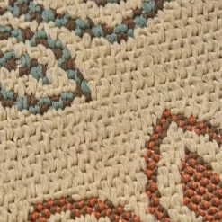 7'10" X 10' Degarmo Medallion Outdoor Rug Ivory - Christopher Knight Home -Outdoor Decoration Store GUEST 746cf509 e981 4644 a958 a4685bf8544a