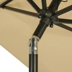 10' X 6.5' Rectangular Nassau Market Patio Umbrella With LED Bulb Lights Champagne - Island Umbrella 23 10' X 6.5' Rectangular Nassau Market Patio Umbrella With LED Bulb Lights Champagne - Island Umbrella -Outdoor Decoration Store GUEST 74976f3f 0b5f 407b a834 90e92f5b251e