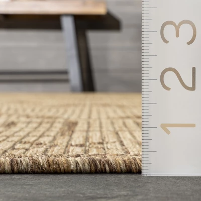 NuLOOM Candice Moroccan Geometric Trellis Indoor And Outdoor Patio Area Rug 4 NuLOOM Candice Moroccan Geometric Trellis Indoor And Outdoor Patio Area Rug - Image 2